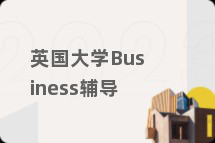 英国大学Business辅导