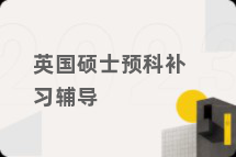 英国硕士预科补习辅导