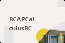BCAPCalculusBC