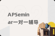 APSeminar一对一辅导