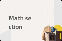 Math section