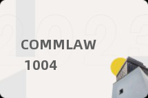 COMMLAW 1004
