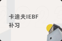 卡迪夫IEBF补习