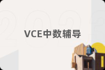 VCE中数辅导