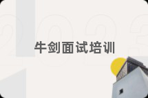 牛剑面试培训