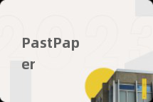 PastPaper