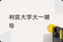 利兹大学大一辅导