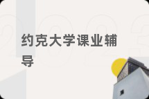 约克大学课业辅导