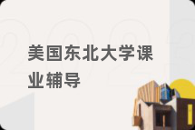 美国东北大学课业辅导