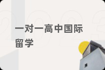 一对一高中国际留学