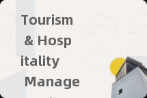 Tourism & Hospitality Management