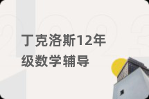 丁克洛斯12年级数学辅导