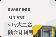 swansea university大二金融会计辅导