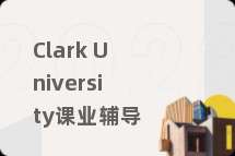 Clark University课业辅导