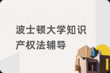 波士顿大学知识产权法辅导