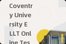 Coventry University ELLT Online Test