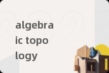 algebraic topology