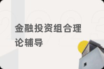 金融投资组合理论辅导