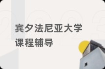 宾夕法尼亚大学课程辅导