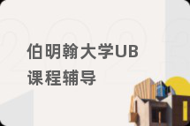 伯明翰大学UB课程辅导