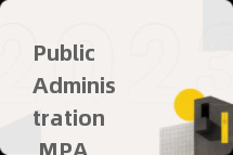 Public Administration MPA