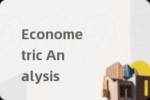 Econometric Analysis