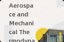 Aerospace and Mechanical Thermodynamic