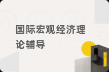 国际宏观经济理论辅导