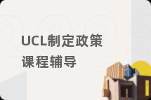 UCL制定政策课程辅导
