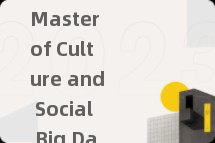 Master of Culture and Social Big Data