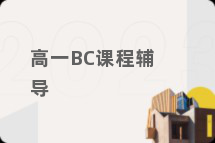 高一BC课程辅导