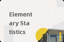 Elementary Statistics