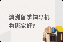 澳洲留学辅导机构哪家好?