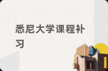 悉尼大学课程补习