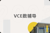 VCE数辅导