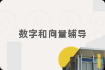 数字和向量辅导