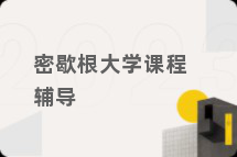 密歇根大学课程辅导