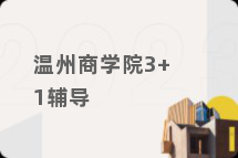 温州商学院3+1辅导