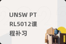UNSW PTRL5012课程补习