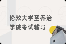 伦敦大学圣乔治学院考试辅导