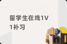 留学生在线1V1补习