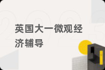 英国大一微观经济辅导
