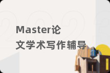 Master论文学术写作辅导