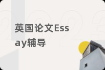 英国论文Essay辅导