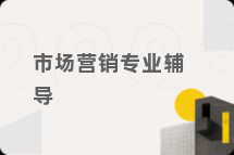 市场营销专业辅导