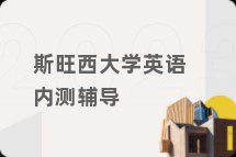斯旺西大学英语内测辅导