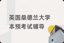 英国桑德兰大学本预考试辅导